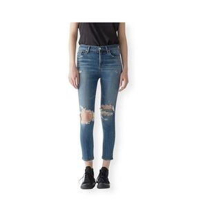 AGOLDE Sophie High Rise Skinny Crop Jeans Size 30.